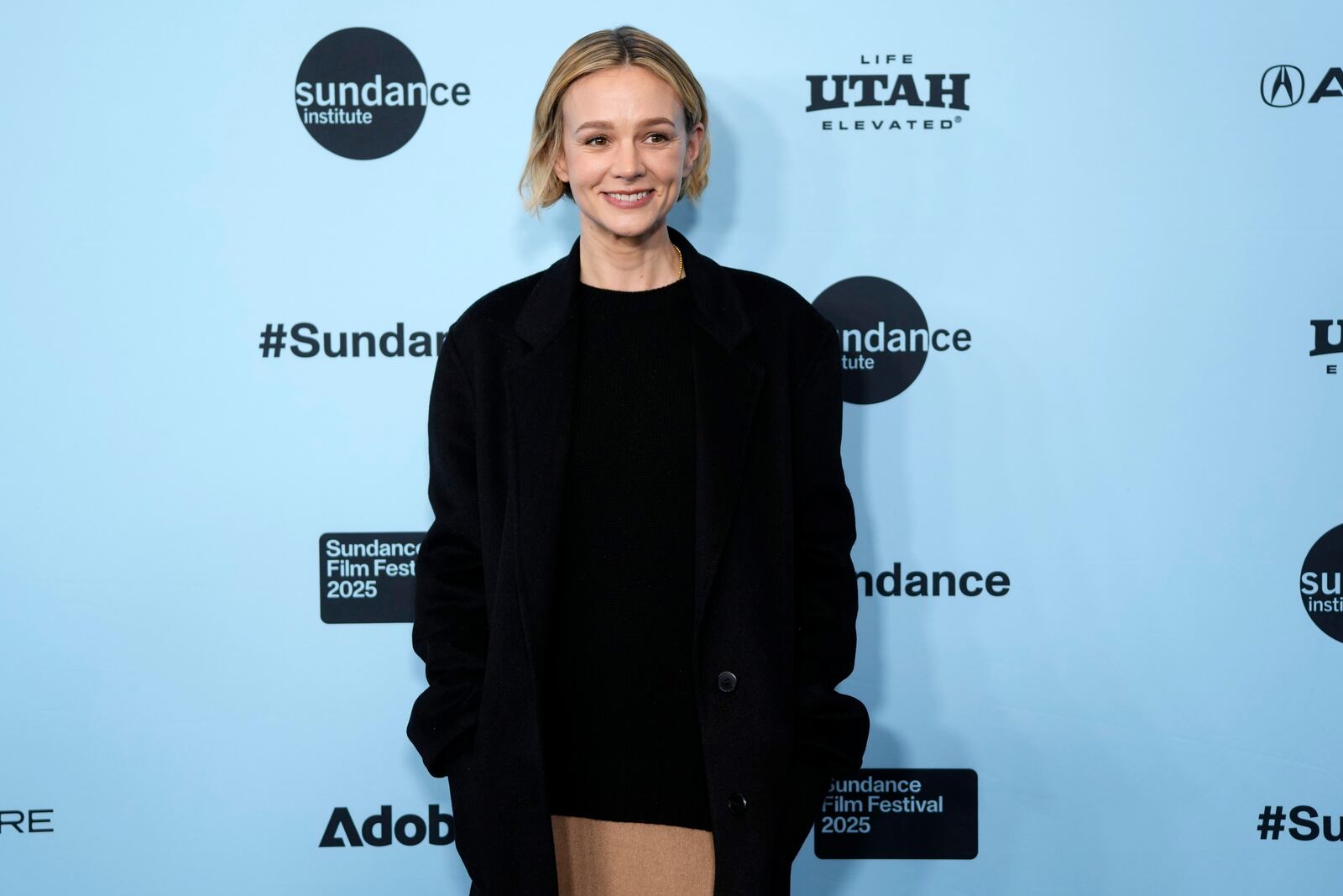 Carey Mulligan attends the premiere of "The Ballad of Wallis Island" during the Sundance Film Festival on Saturday, Jan. 25, 2025, at the Eccles Theatre in Park City, Utah. (Photo by Charles Sykes/Invision/AP)