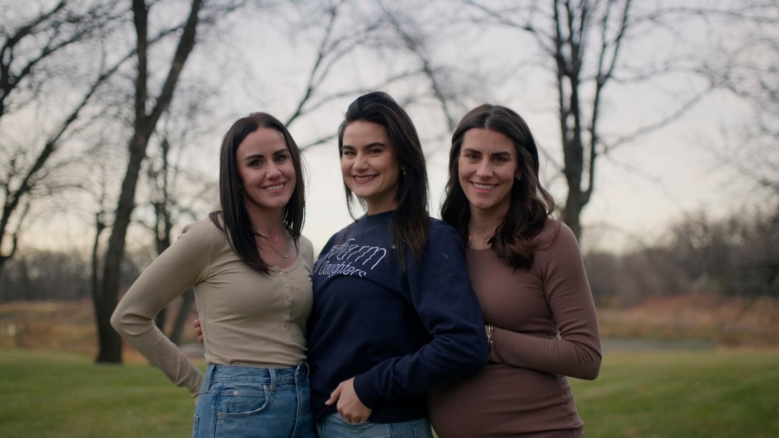 This photo provided by Google shows Google's "North Dakota - 3 Farm Daughters" 2025 Super Bowl NFL football spot. (Google via AP)