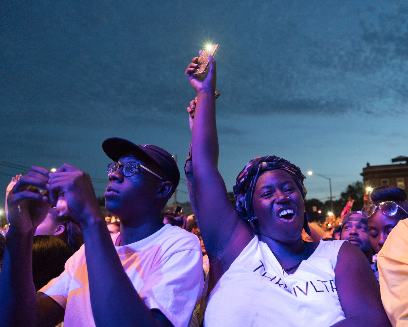 A moment from the Gem City Shine event Aug. 25. Dayton came together in the aftermath of the tragic Oregon District Mass shooting to shine. The historic event, organized by resident celebrity Dave Chappelle, aimed to help support survivors and victims’ families. AMY POWELL/CONTRIBUTED PHOTO