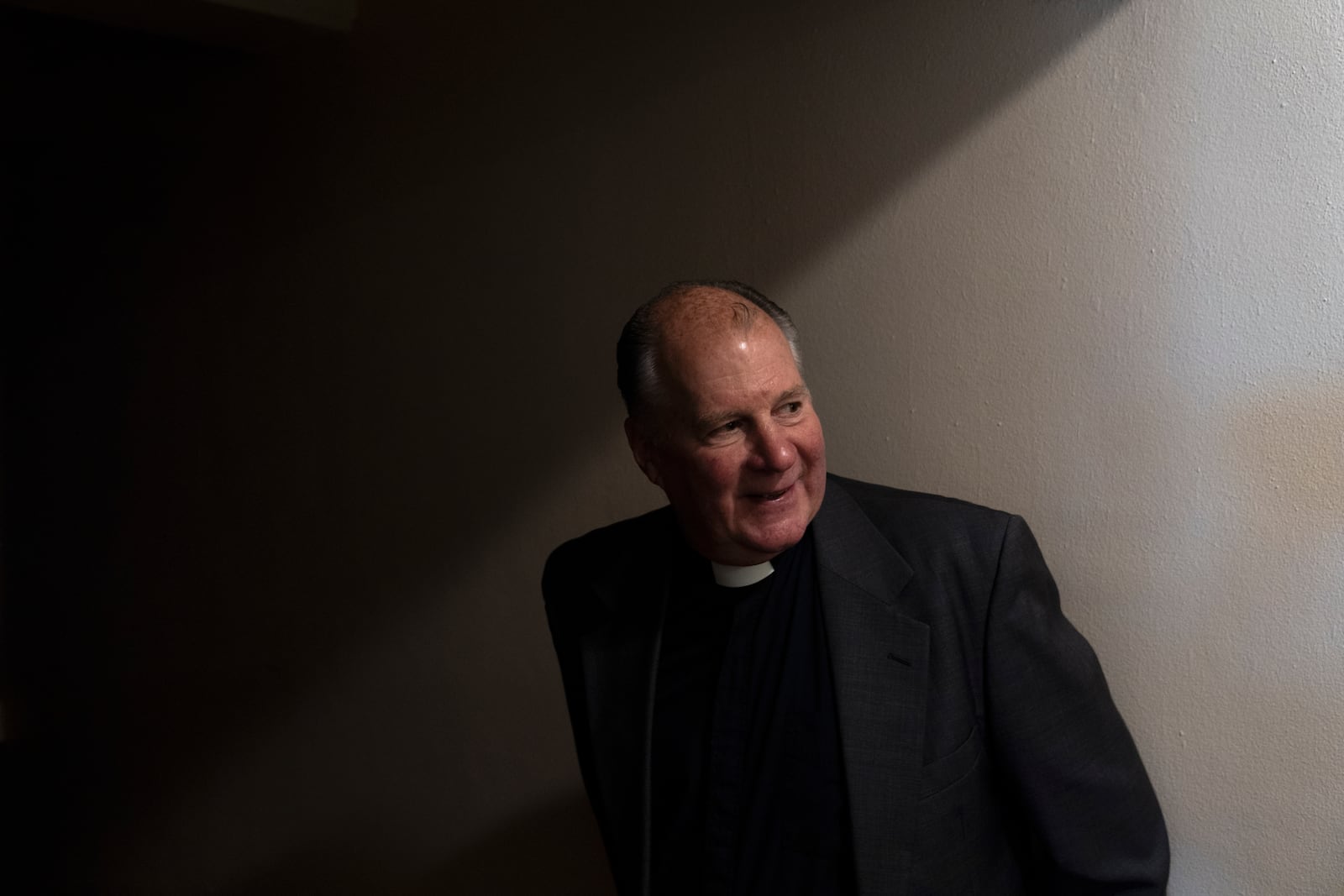 Rev. W. J. Mark Knutson gives a tour of the Augustana Lutheran Church, Thursday, Jan. 9, 2025, in Portland, Oregon. (AP Photo/Jenny Kane)