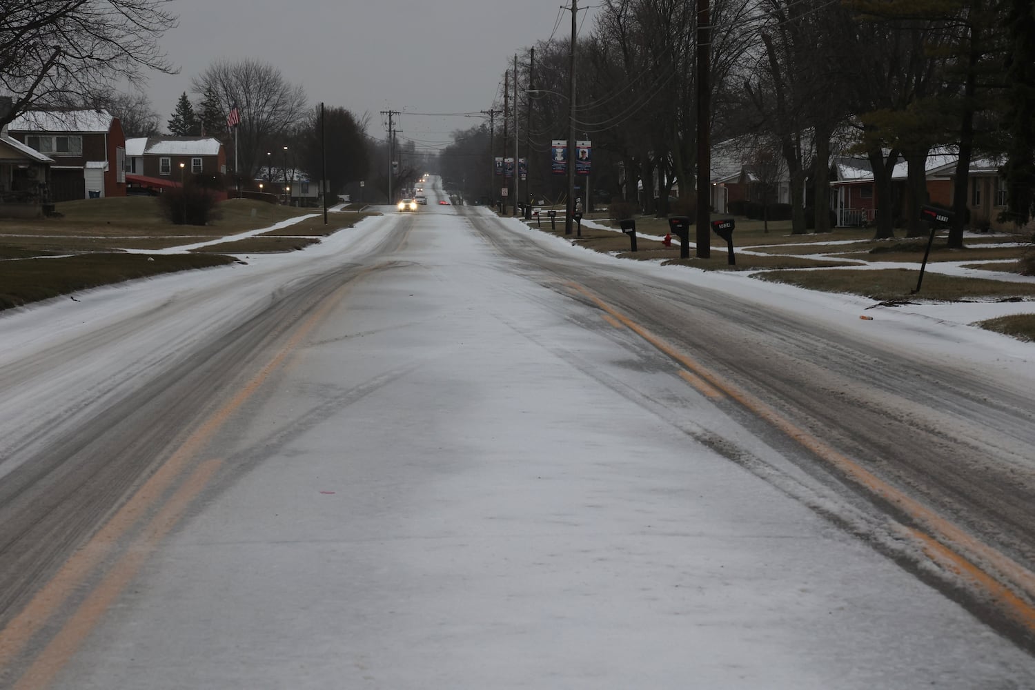 Winter weather strikes Miami Valley