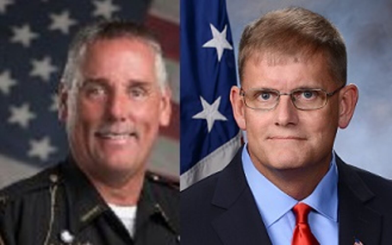 2024 Miami County Sheriff candidates Dave Duchak (left) and Paul Reece