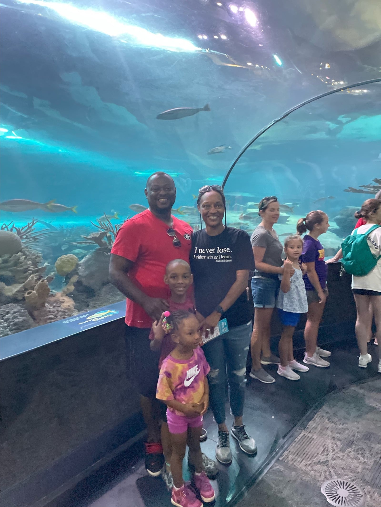 Brian and Alicia Brooks with their two children, 7-year-old Brian and 4-year-old Bailey. CONTRIBUTED