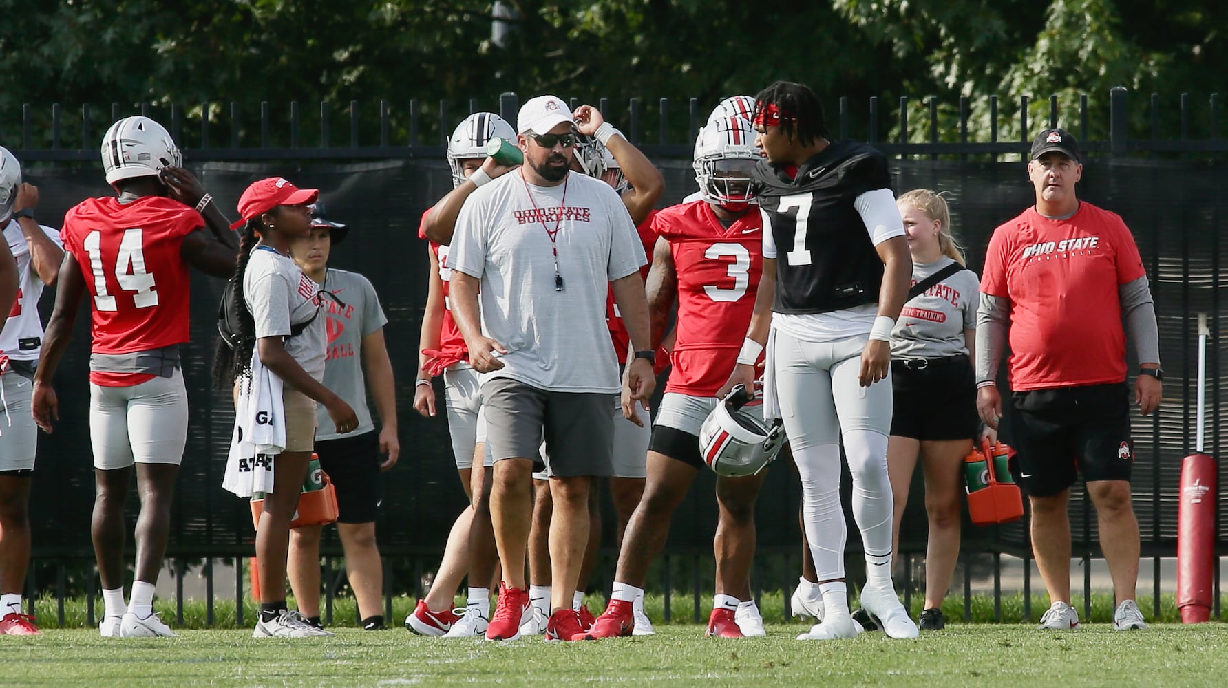 Ohio State practice