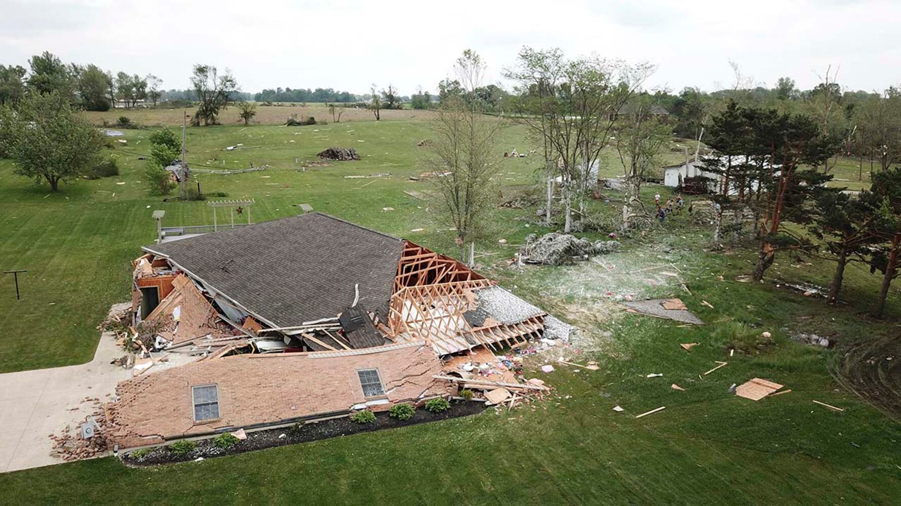 Photos: Tornadoes sweep through Ohio's Miami Valley, causing injuries, destruction