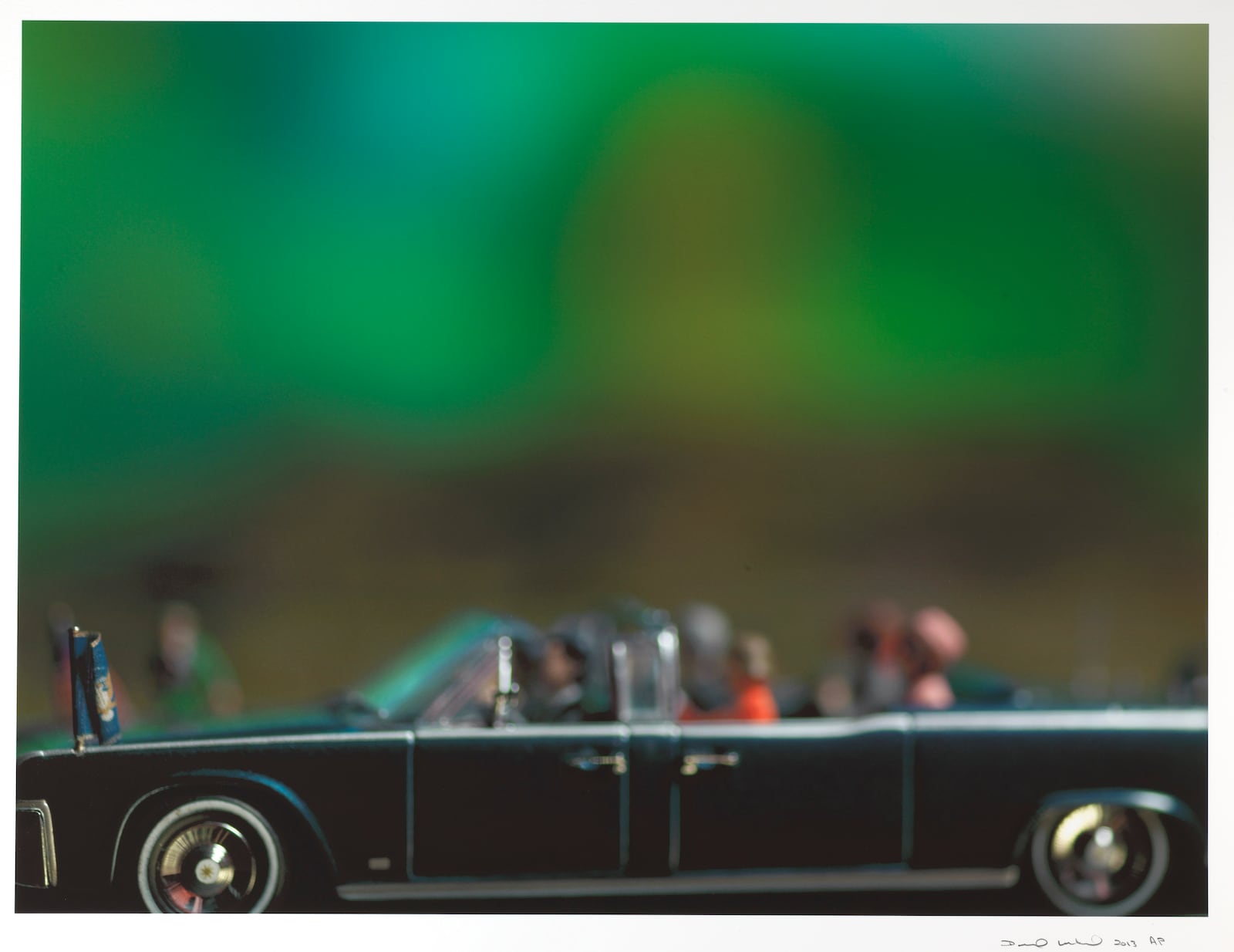 “Dallas 1963” by photographer David Levinthal, who is known for his work using miniatures to revisit historical events like the assasination of president John F. Kennedy, is among the images in “American Myth & Memory: David Levinthal Photographs,” on display at the Dayton Art Institute October 15 through January 15.