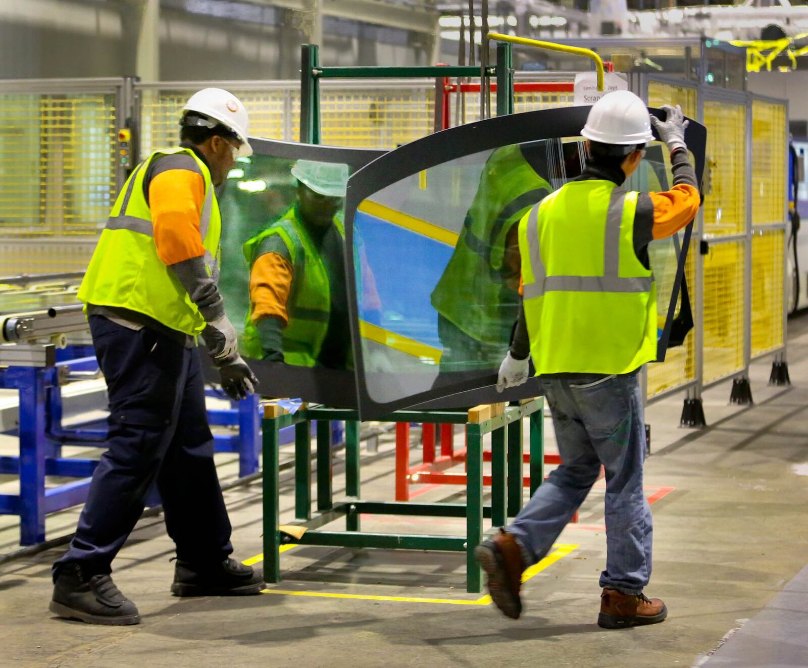 Fuyao has hired extensively in the Miami Valley for its Moraine plant. STAFF PHOTO