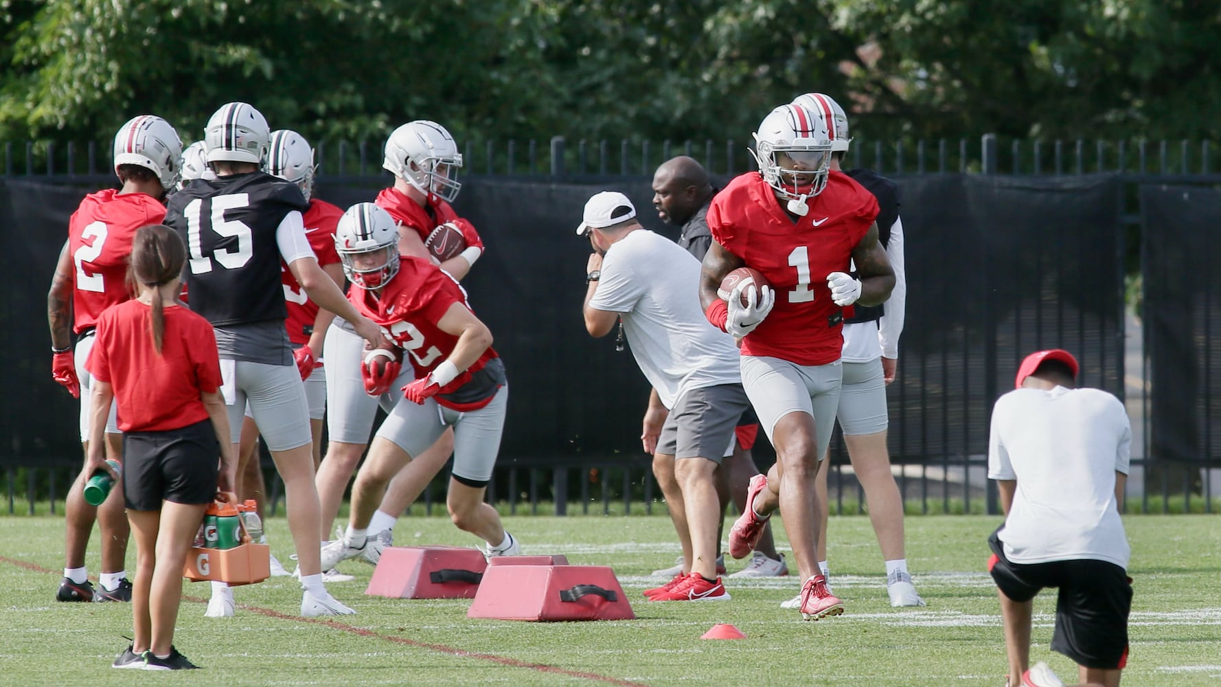 Ohio State practice