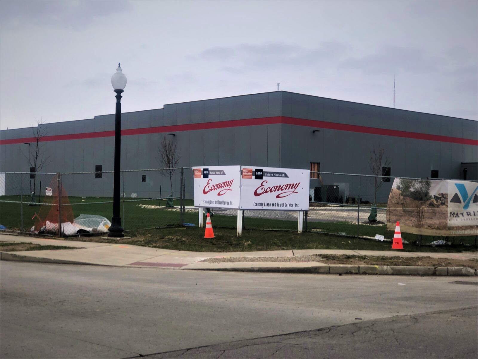 Economy Linen and Towel Service's new facility on McCall Street in West Dayton could open next month. CORNELIUS FROLIK / STAFF