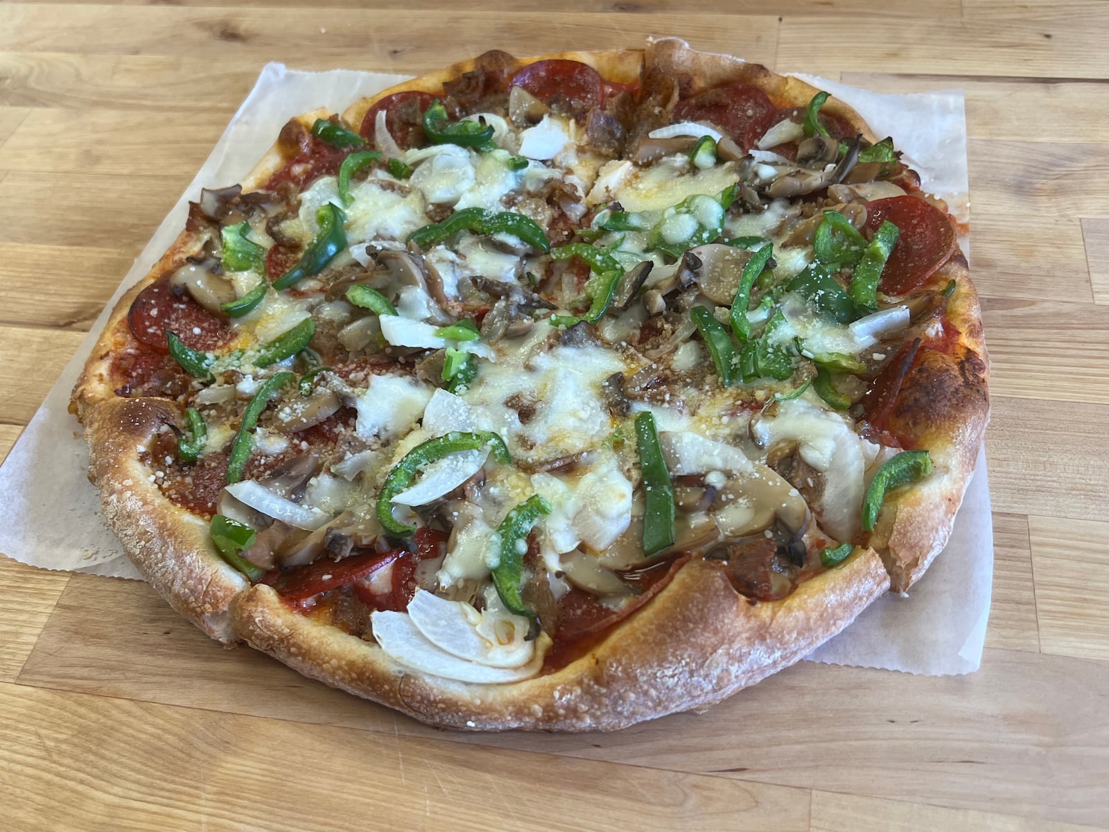 Troni Brothers Pizza, located at 4654 Wilmington Pike in Kettering, is known for its New York style pizza and pasta dishes.