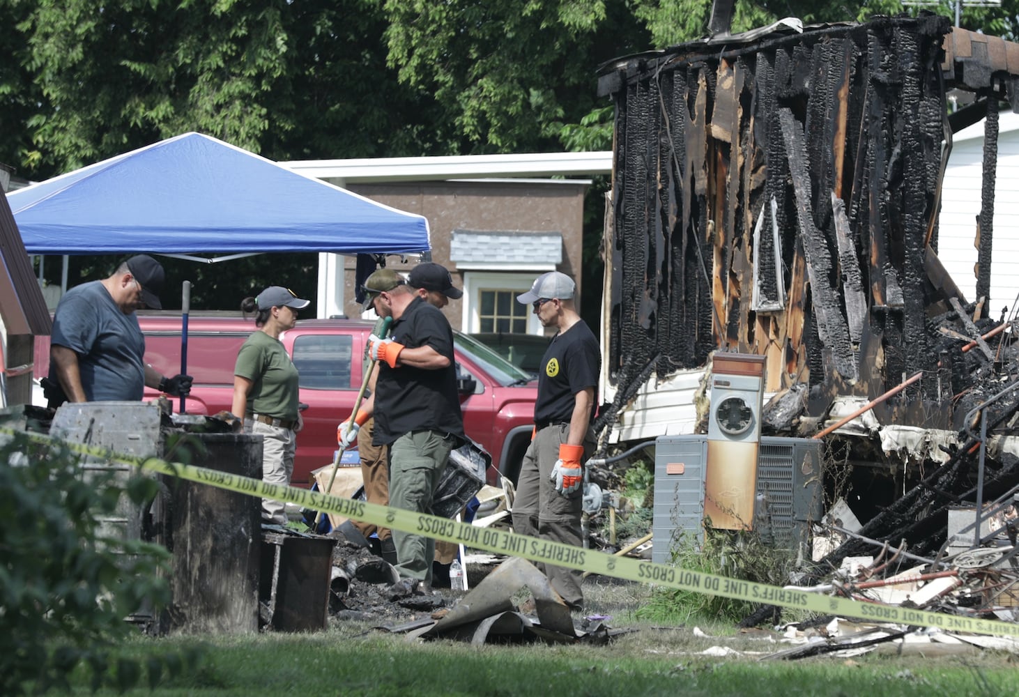 Clark County shooting scene