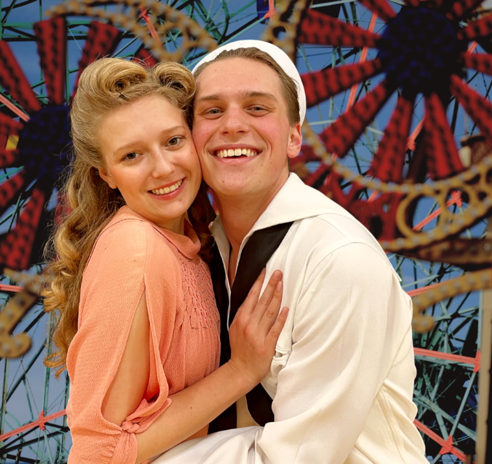 Amy VanDyke (Ivy Smith) and Tanner Gleeson (Gabey) in Wright State University's production of "On the Town." PHOTO BY WRIGHT STATE THEATRE