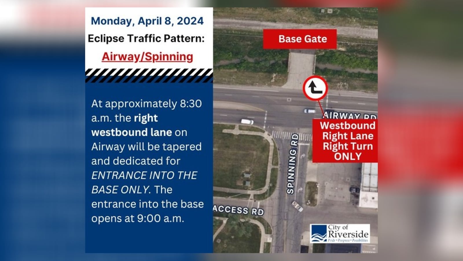 Monday’s total solar eclipse has Riverside planning for a weeklong state of emergency, as the city says it expects heavy traffic near Wright-Patterson Air Force Base and the National Museum of the U.S. Air Force. The city is making some traffic pattern changes near those areas. CONTRIBUTED