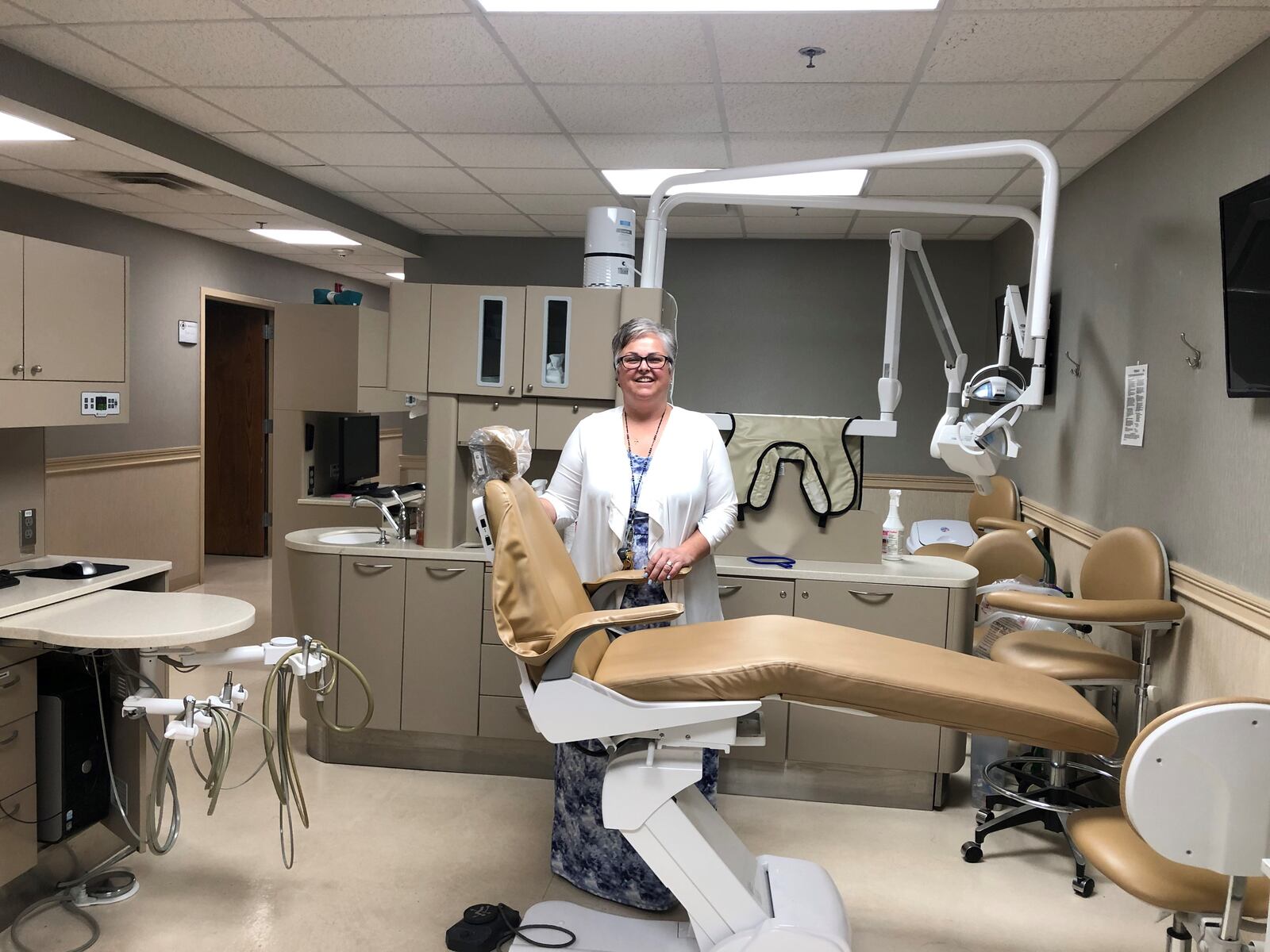 An expansion at Good Neighbor House will triple the medical exam rooms and add new dental chairs to serve more patients. CORNELIUS FROLIK / STAFF