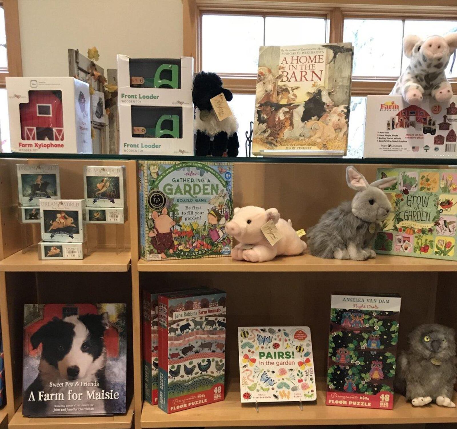 A variety of nature-related children’s gifts are offered at Aullwood Audubon Center’s gift shop. CONTRIBUTED