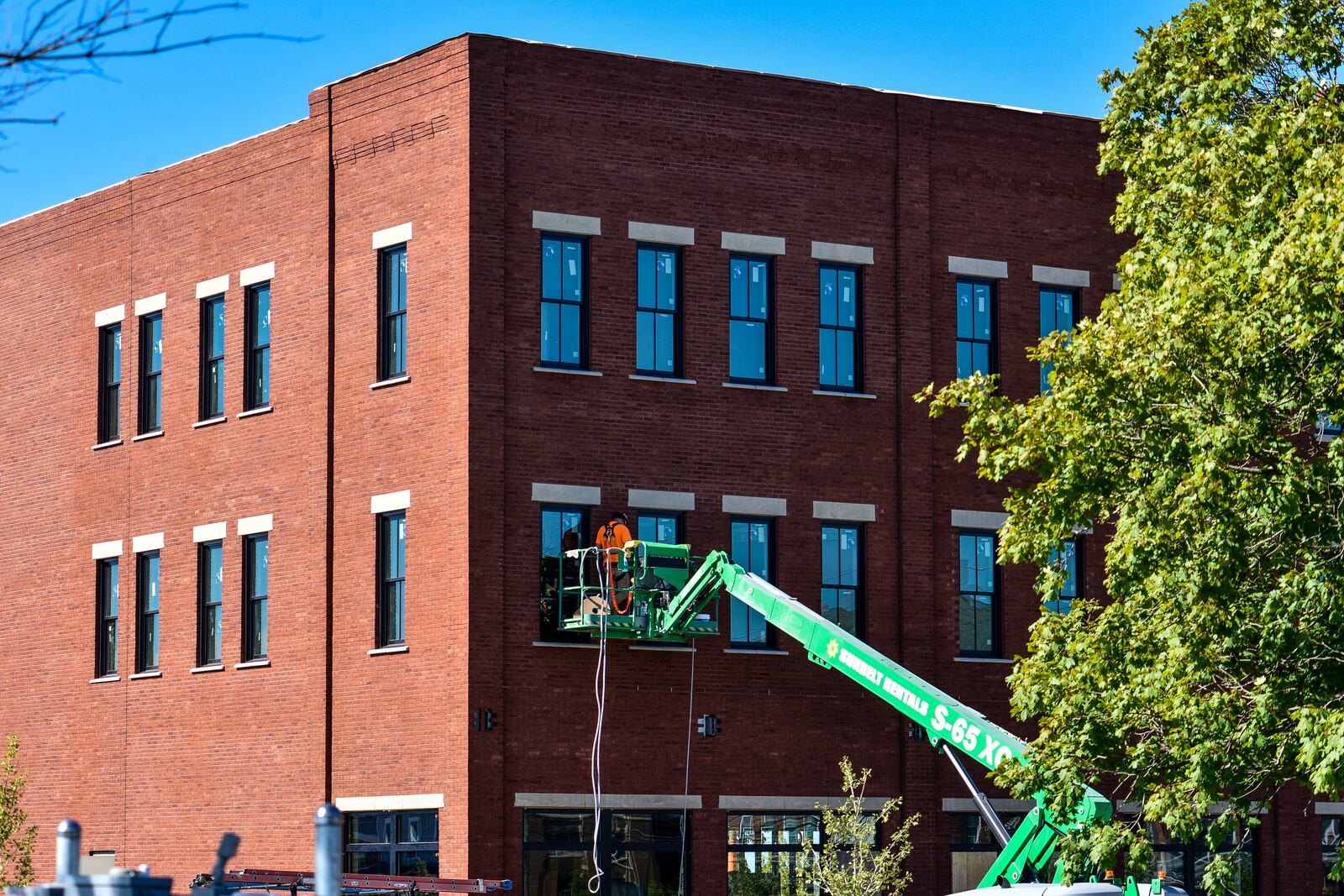 Otterbein’s headquarters is moving a short distance south on Ohio 741 into the Center Building in the Union Village towne center.
 NICK GRAHAM / STAFF