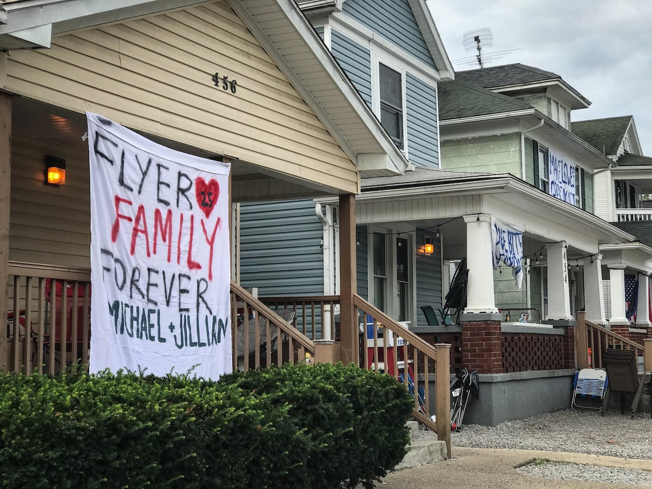 UD houses display tributes to Michael Currin