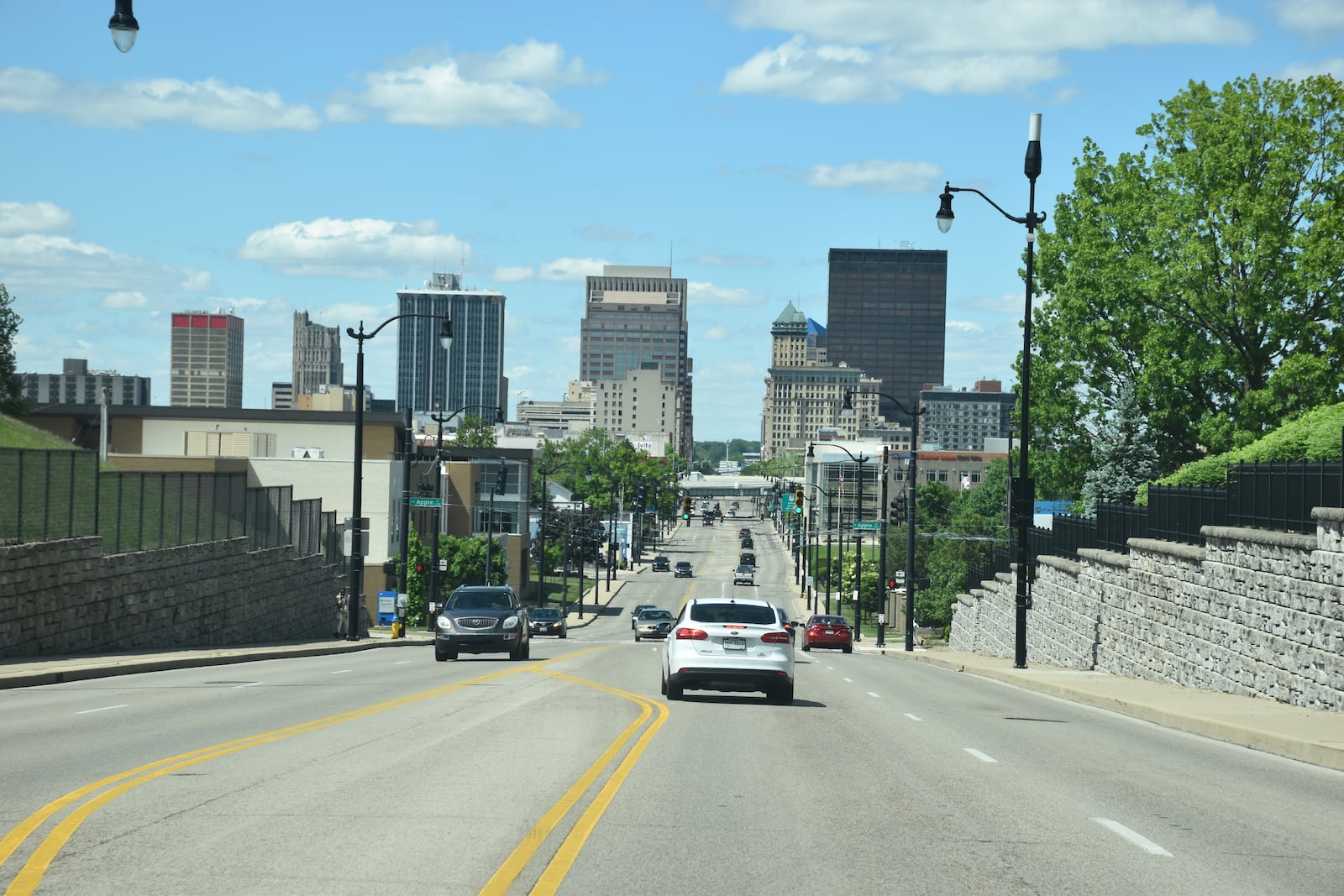 South Main Street near Miami Valley Hospital in Dayton. CORNELIUS FROLIK / STAFF