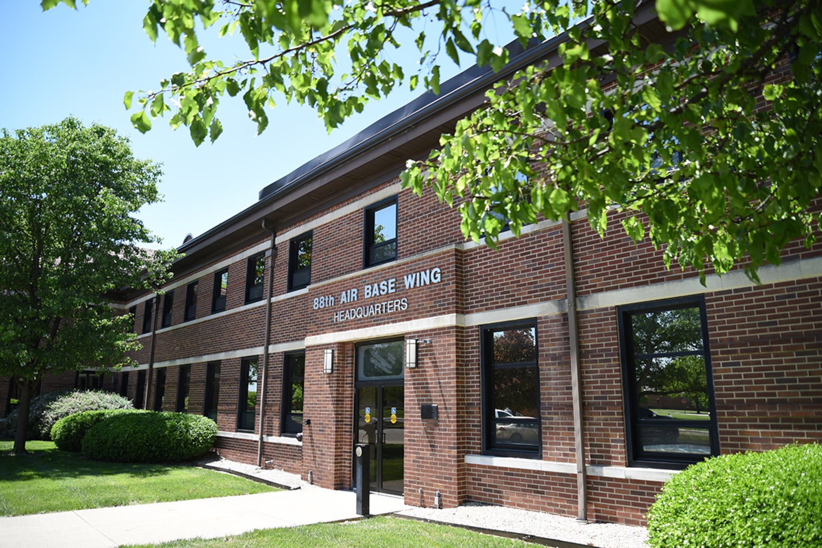 Bldg. 10 on Area A at Wright-Patterson Air Force Base was one of the many buildings constructed while Brig. Gen. Merrick Estabrook Jr. was commander of both Patterson Field and Fairfield Air Depot. The building serves today as 88th Air Base Wing headquarters. U.S. AIR FORCE PHOTO/MATTHEW CLOUSE