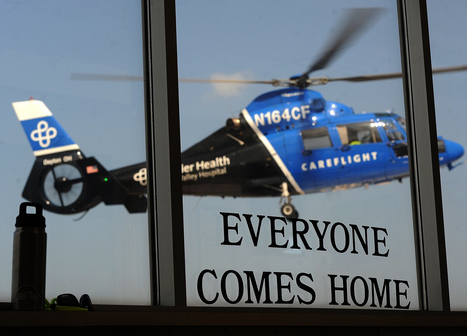 “EVERYONE COMES HOME, is a slogan CareFlight has adopted to remind the team to keep safety top of mind. Don’t cut corners; don’t become complacent.  The team has to maintain excellence so everyone gets to go home to their families.” CareFlight is celebrating its 40th anniversary. MARSHALL GORBY\STAFF