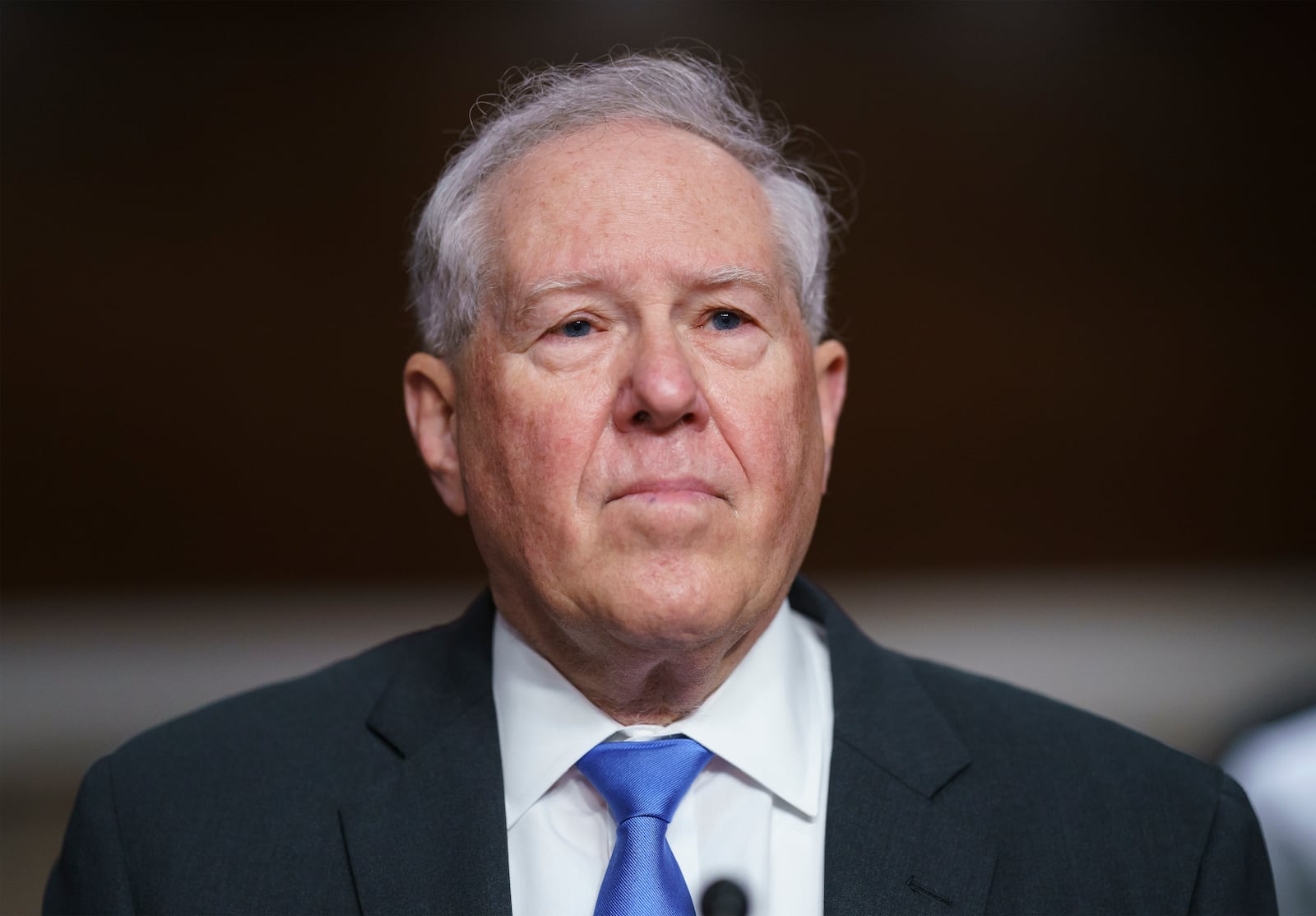 Frank Kendall III, President Joe Biden's nominee to be secretary of the Air Force, appears for his confirmation hearing before the Senate Armed Services Committee, at the Capitol in Washington, Tuesday, May 25, 2021. (AP Photo/J. Scott Applewhite)