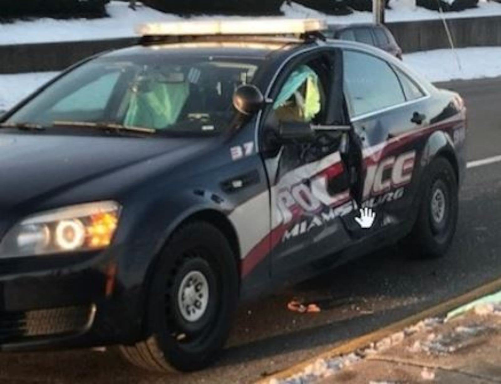 Passing drivers have been cited in wrecks with four Miamisburg police cruisers at highway traffic stops in 15 months, adding to a rising number of law enforcement hit along roadsides. CONTRIBUTED