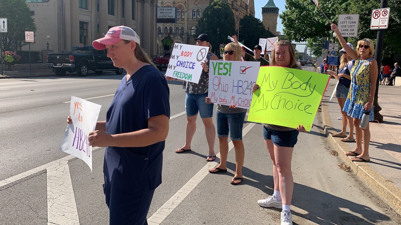 Controversial House Bill 248 drew a crowd of hundreds of supporters who demonstrated outside and packed inside the atrium and halls of the Statehouse building. 