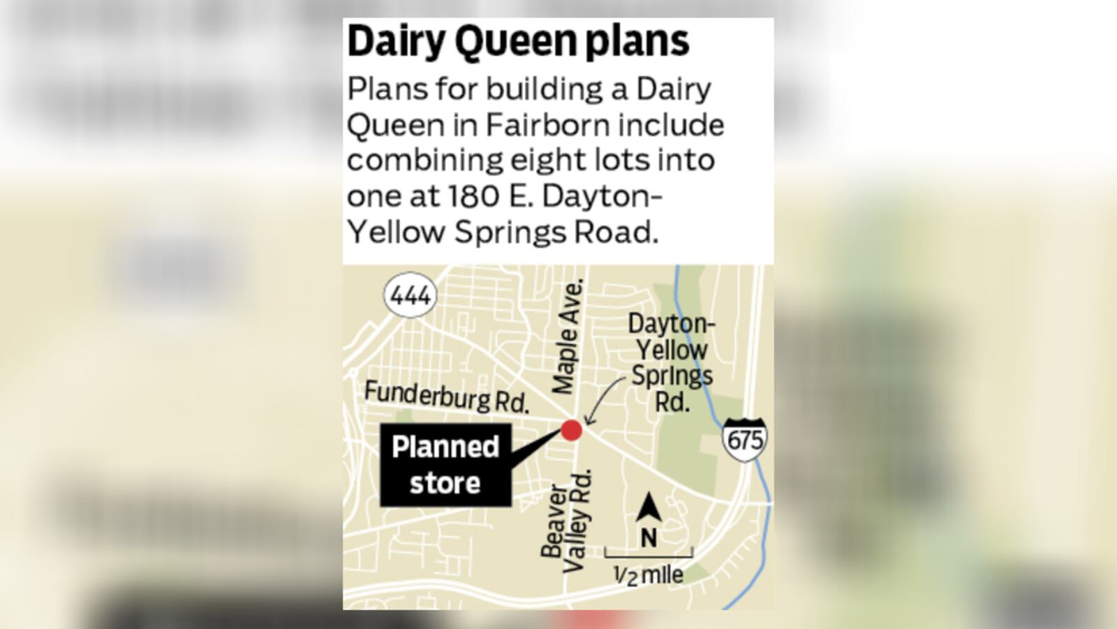 Plans for a new Dairy Queen in Fairborn call for a 2,200 square foot restaurant housing more than 50 jobs. STAFF