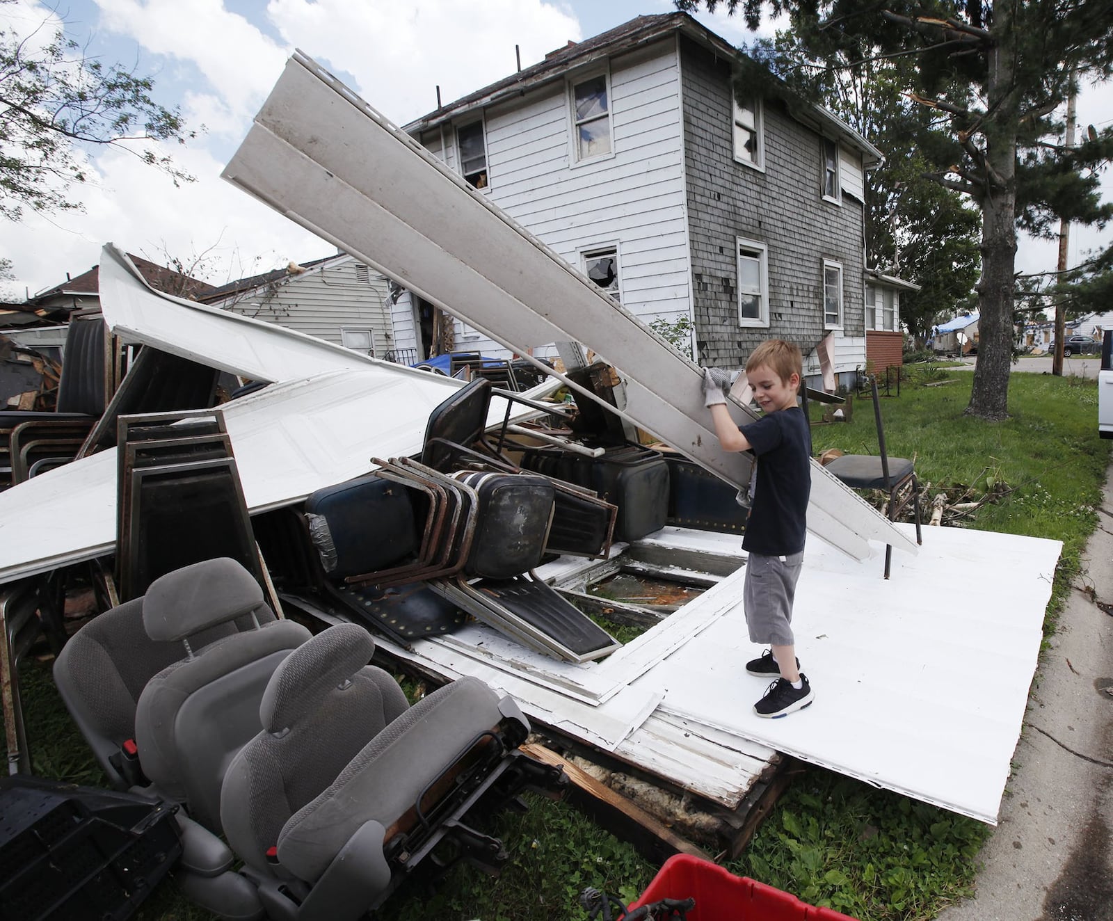 North Dayton damage