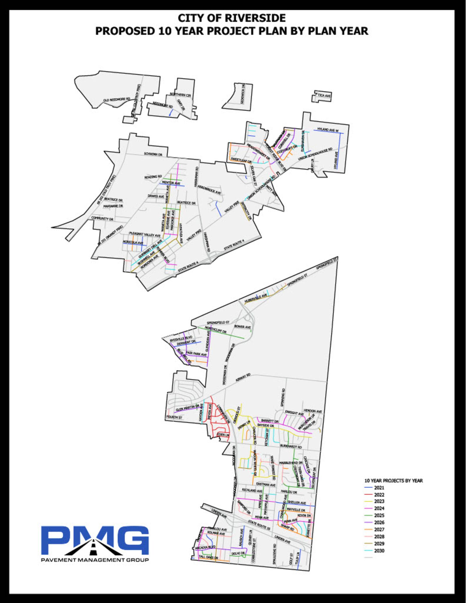 Before the 2020 election in which Riverside residents will have their third chance in three years to pass a street levy, the city of Riverside changed the 10-year residential road paving plan. 