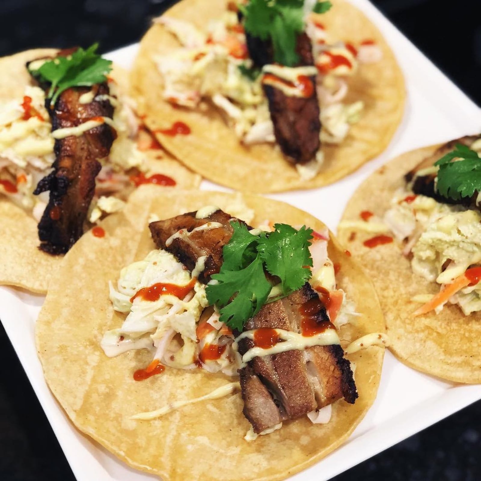 Pork belly tacos from Harvest Mobile Cuisine. CONTRIBUTED