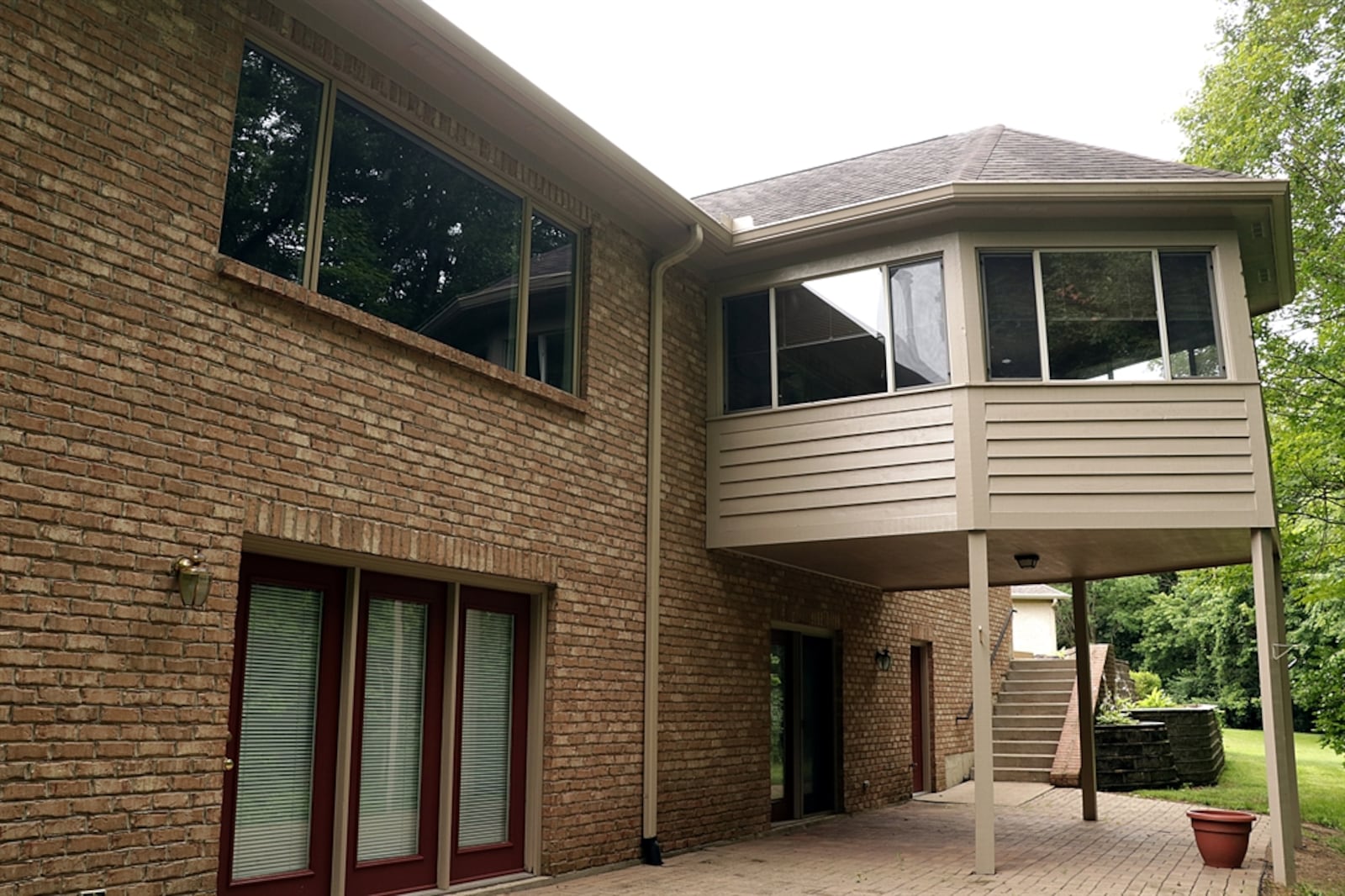 This Sugarcreek Twp. home has 4,718 square feet of living space, including a sun room. Kathy Tyler/CONTRIBUTED