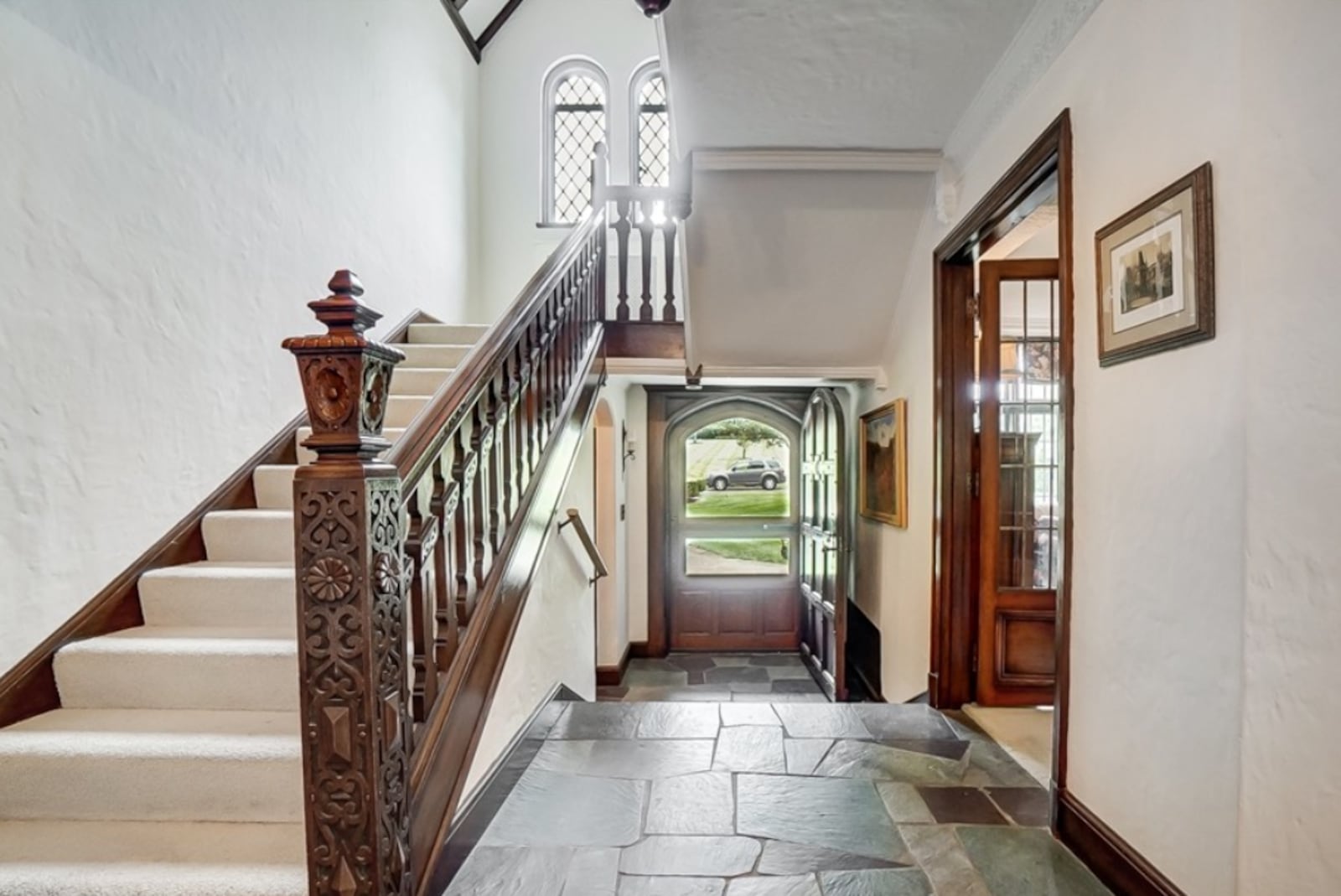 Listed for $1.495 million by Coldwell Banker and built in 1927, the brick-and-stucco Tudor at 225 Haver Road in Oakwood has 5,811 square feet of living space, plus the finished basement. CONTRIBUTED