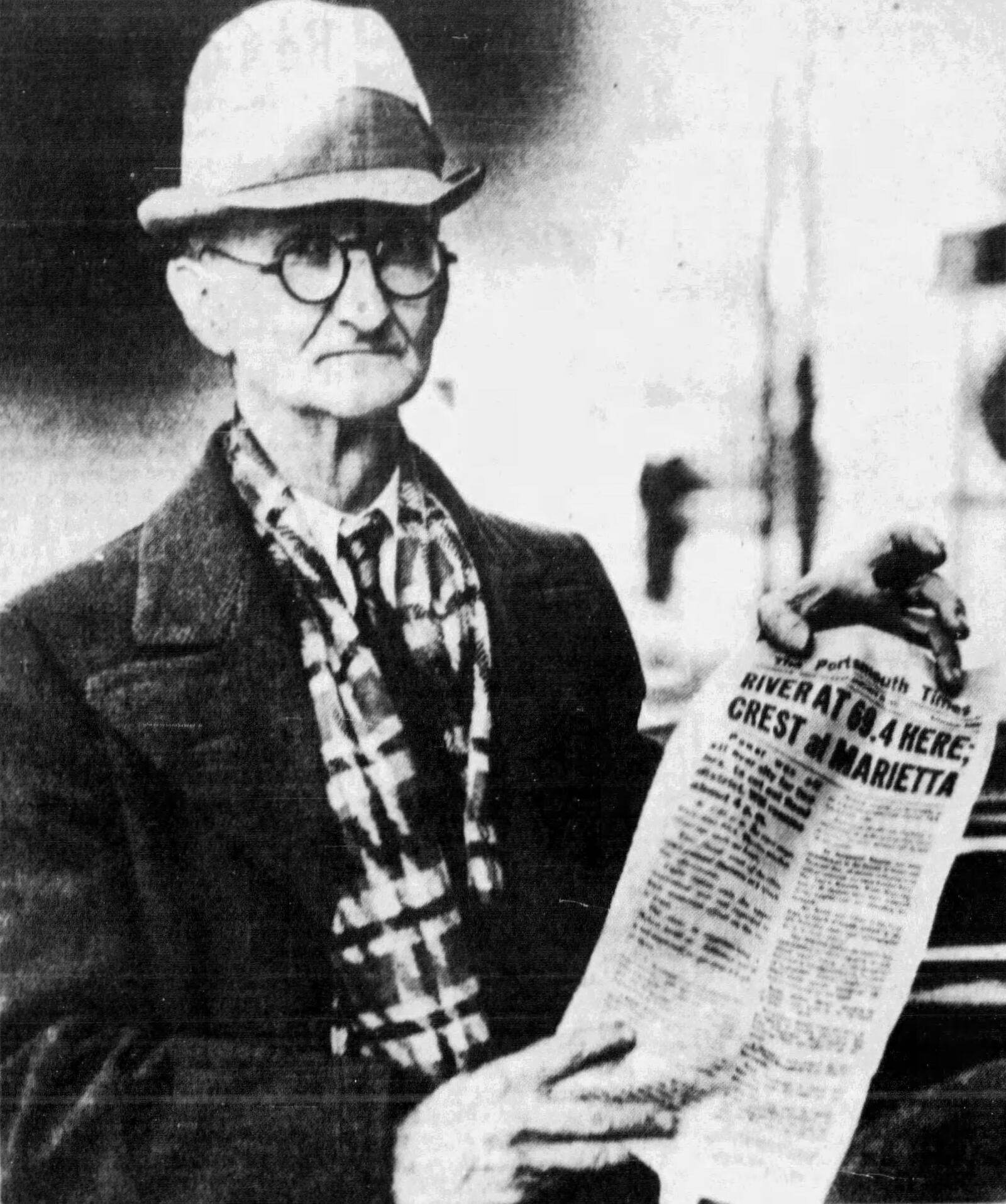 Jan. 28, 1937: Man caught in Dayton flood tells of being trapped, rescued at Portsmouth. DAYTON DAILY NEWS ARCHIVES