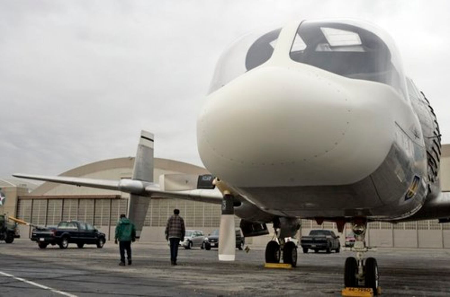 Oldest Air Force plane arrives