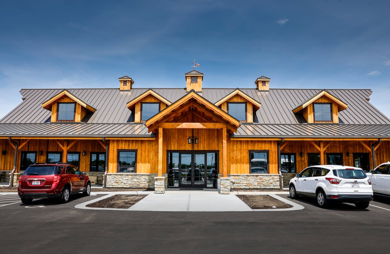 The new expansion at Garver Family Farm Market is open on Ohio 63 in Lemon Township. The new facility has features a deli with a wide variety of food options for dine-in and carry out, a wine bar, produce items, coffee shop, gift shop items and more. NICK GRAHAM/STAFF