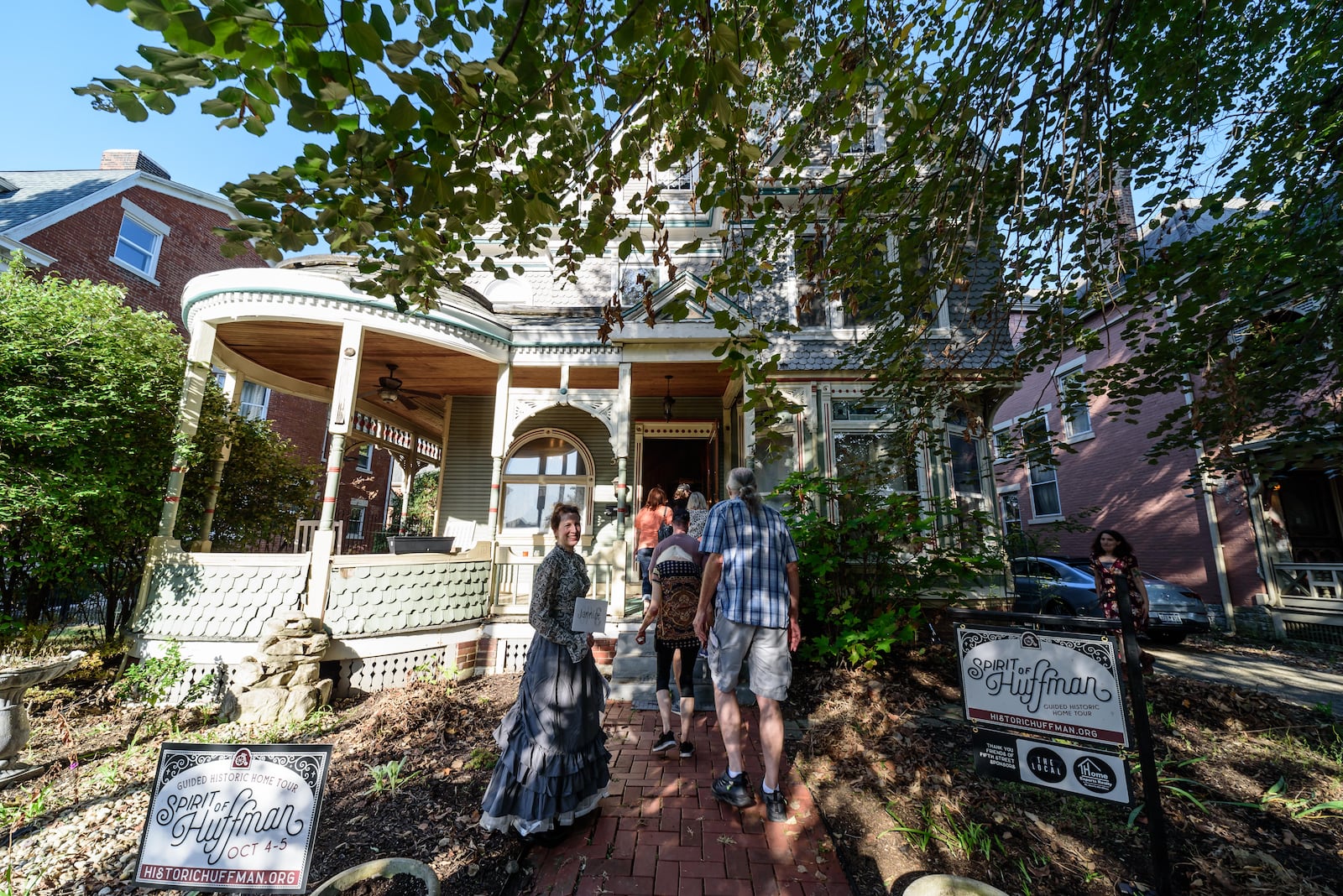 The biennial Spirit of Huffman Historic Home Tour happened in Dayton’s Huffman Historic Area on Friday, Oct. 4 and Saturday, Oct. 5, 2024. In addition to Victorian-era homes, stops on the ticketed walking tour included the St. Mary Development Corporation (former Carnegie Library), Huffman Place (former Huffman School), Linden Avenue Church, and Pink Moon Goods (Ryan & Collins Building). This event serves as a major fundraiser for the Historic Huffman Neighborhood Association. TOM GILLIAM / CONTRIBUTING PHOTOGRAPHER