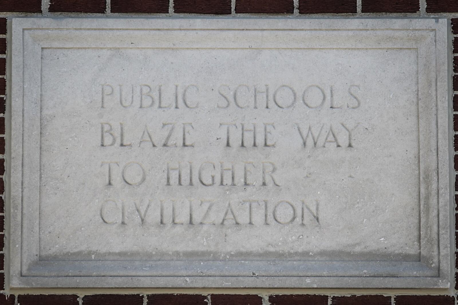 Troy’s school levy, if passed, will raise money to replace the100 year old, Van Cleve school on East Main Street in Troy. JIM NOELKER/STAFF