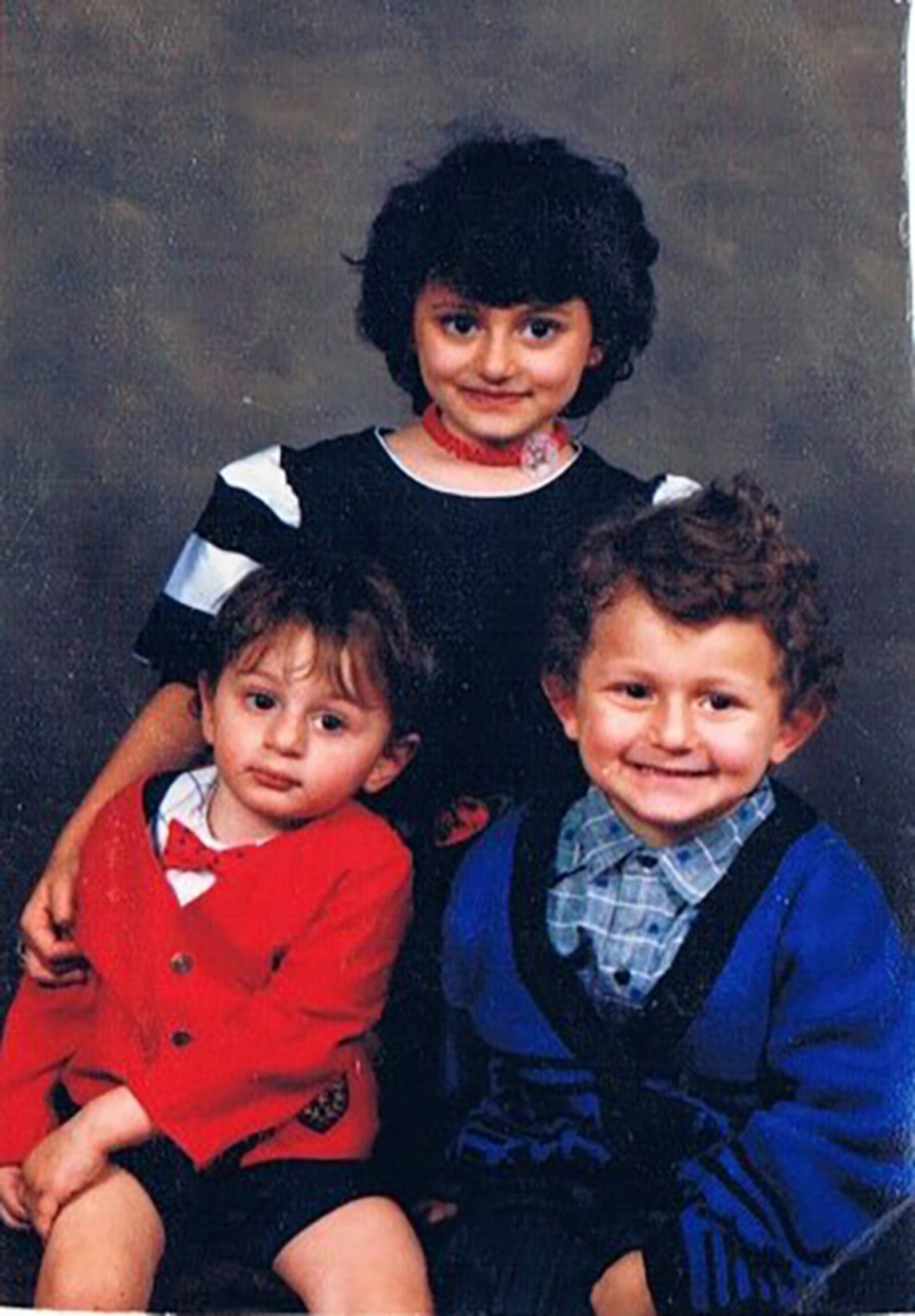 Reena Goodwin grew up in Montgomery with parents who immigrated from Jordon. She is shown in 1989 with her two brothers (front)
Raed Samaan (L) and Samer Samaan.