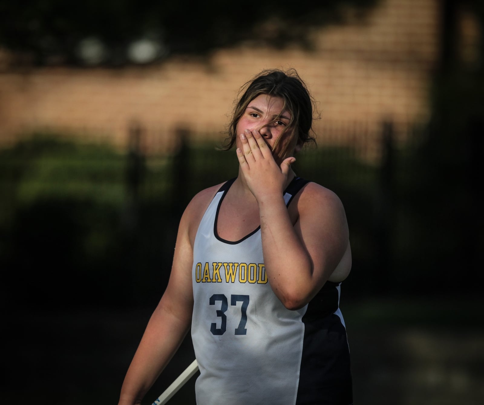 Morgan Ott, 14, from Oakwood and her family were sick with COVID-19 in the first week of December. Morgan is still suffering from side effects from the virus. JIM NOELKER/STAFF.