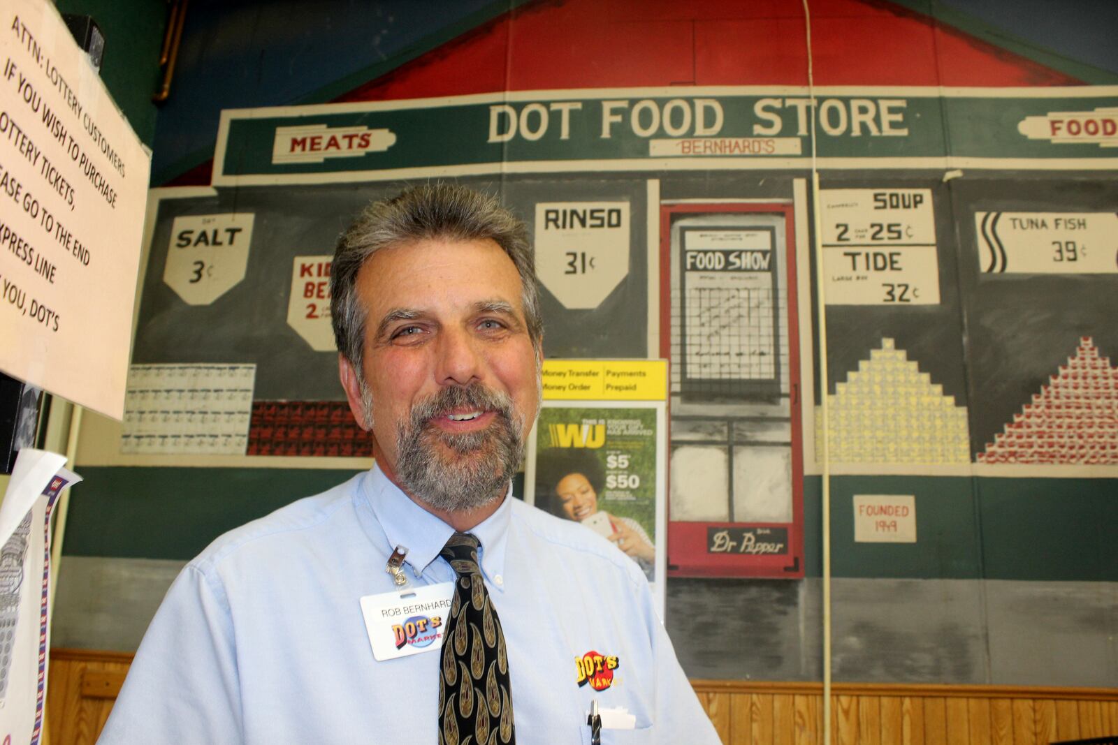 We take you on a tour of Dot's Market with owner Robert Bernhard Jr.  (Photo by Amelia Robinson)