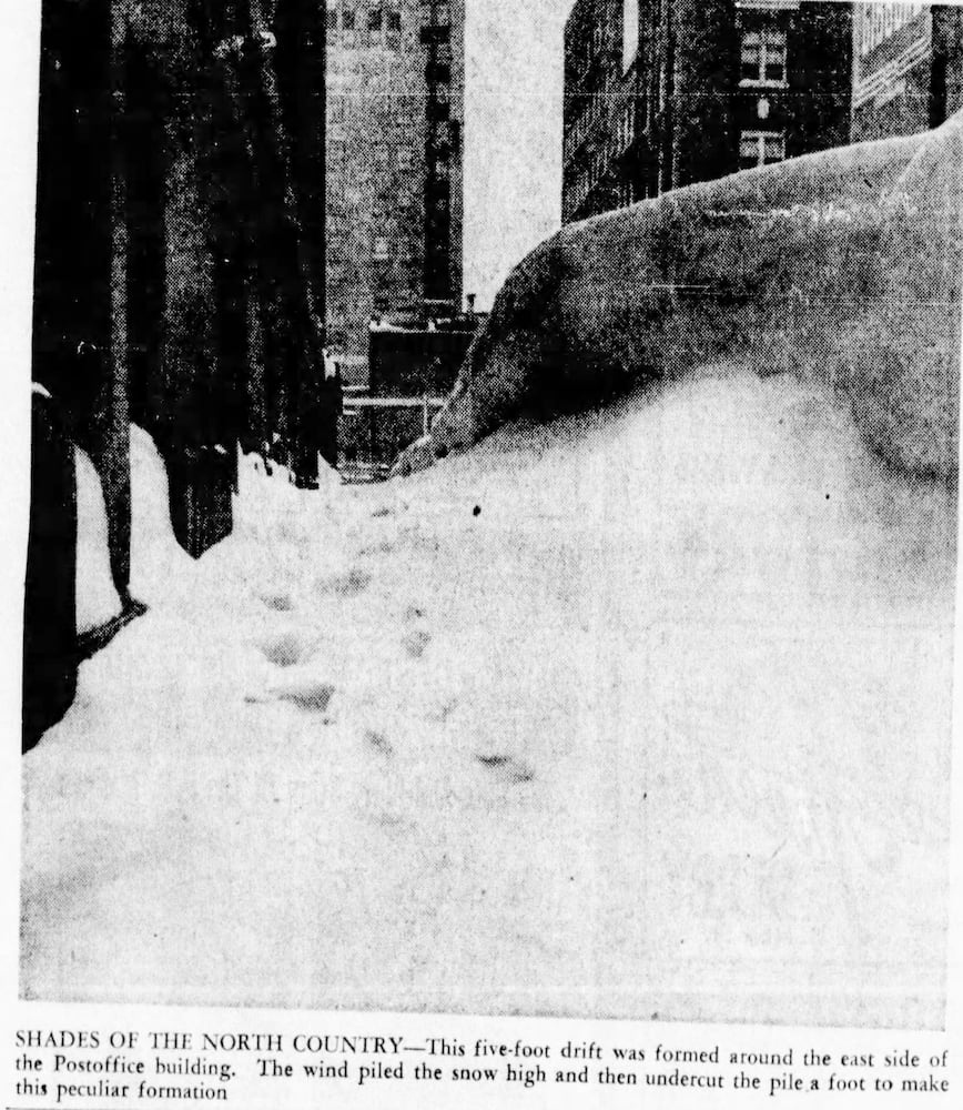 Dayton Thanksgiving Blizzard 1950