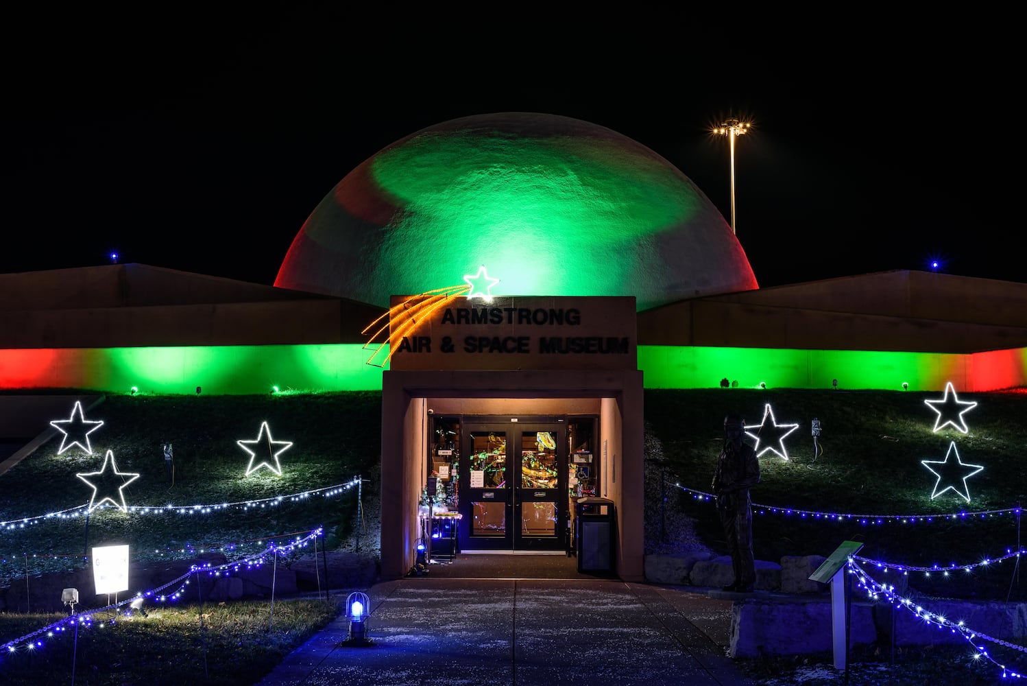 PHOTOS: Armstrong Air & Space Museum Holiday Lights 2024