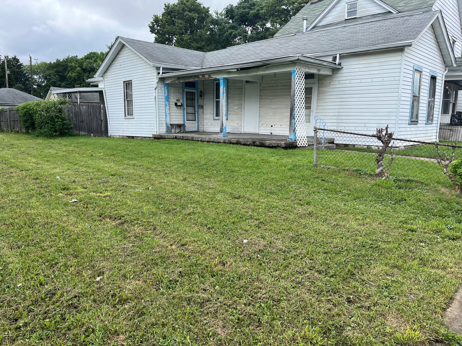 A vacant, city of Dayton-owned lot on Hawker Street in the Twin Towers neighborhood. CORNELIUS FROLIK / STAFF