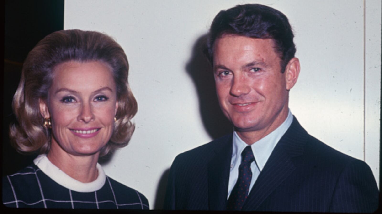 (Original Caption) Cliff Robertson and Dina Merrill at Emmy Awards luncheon.