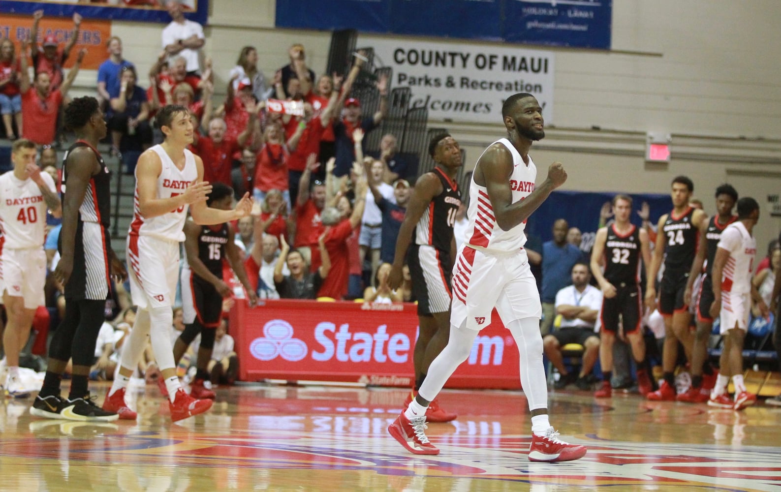 Photos: Dayton Flyers rout Georgia in Maui Invitational