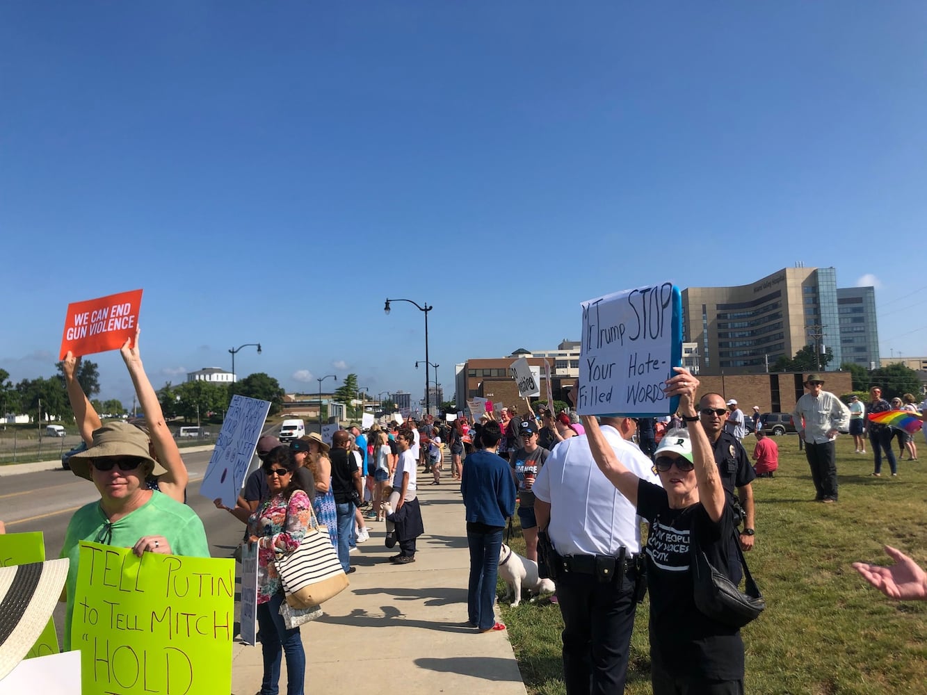 PHOTOS: Scenes of President Trump’s visit to Dayton