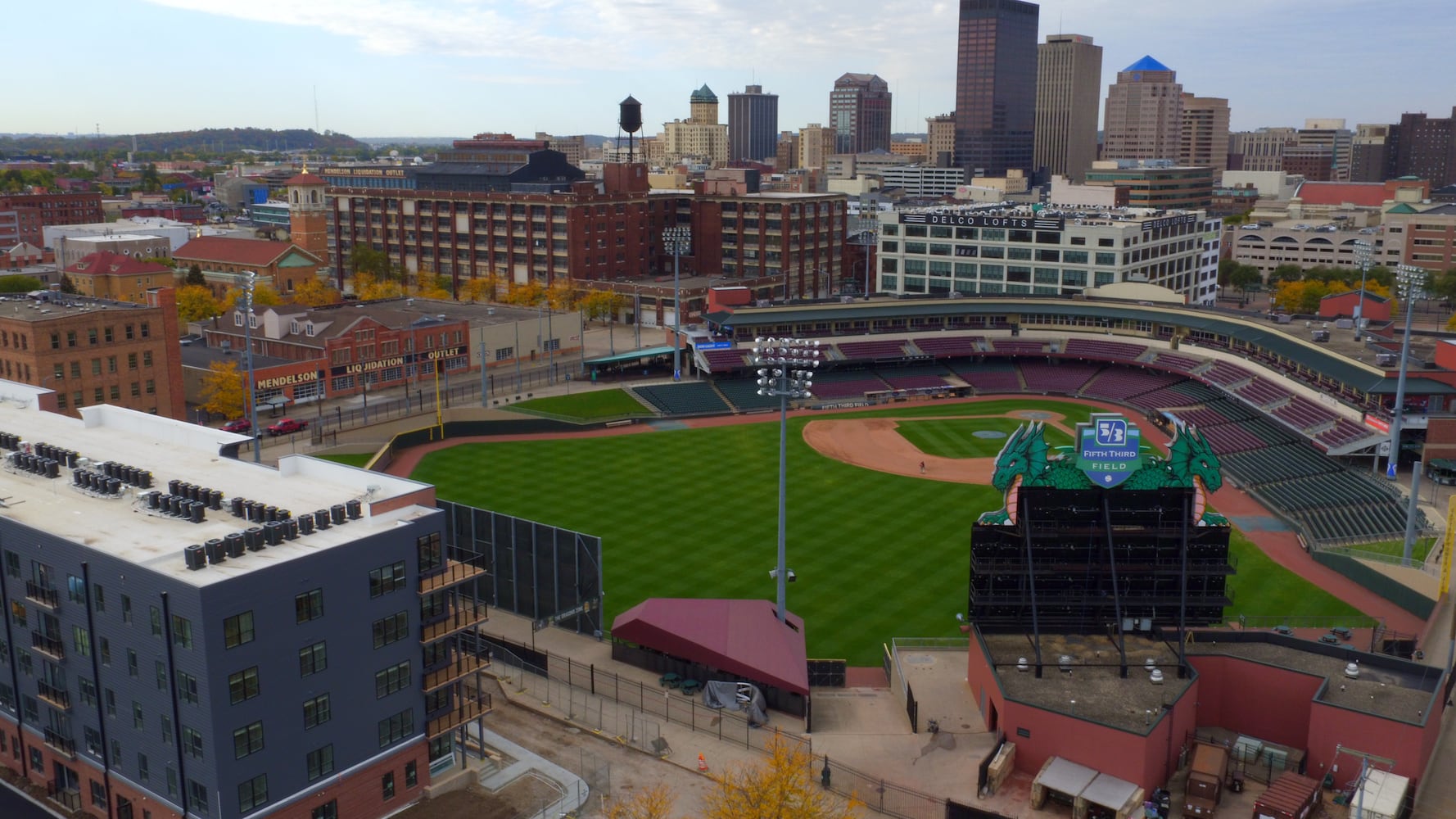 PHOTOS: What this booming area in downtown Dayton looks like from above