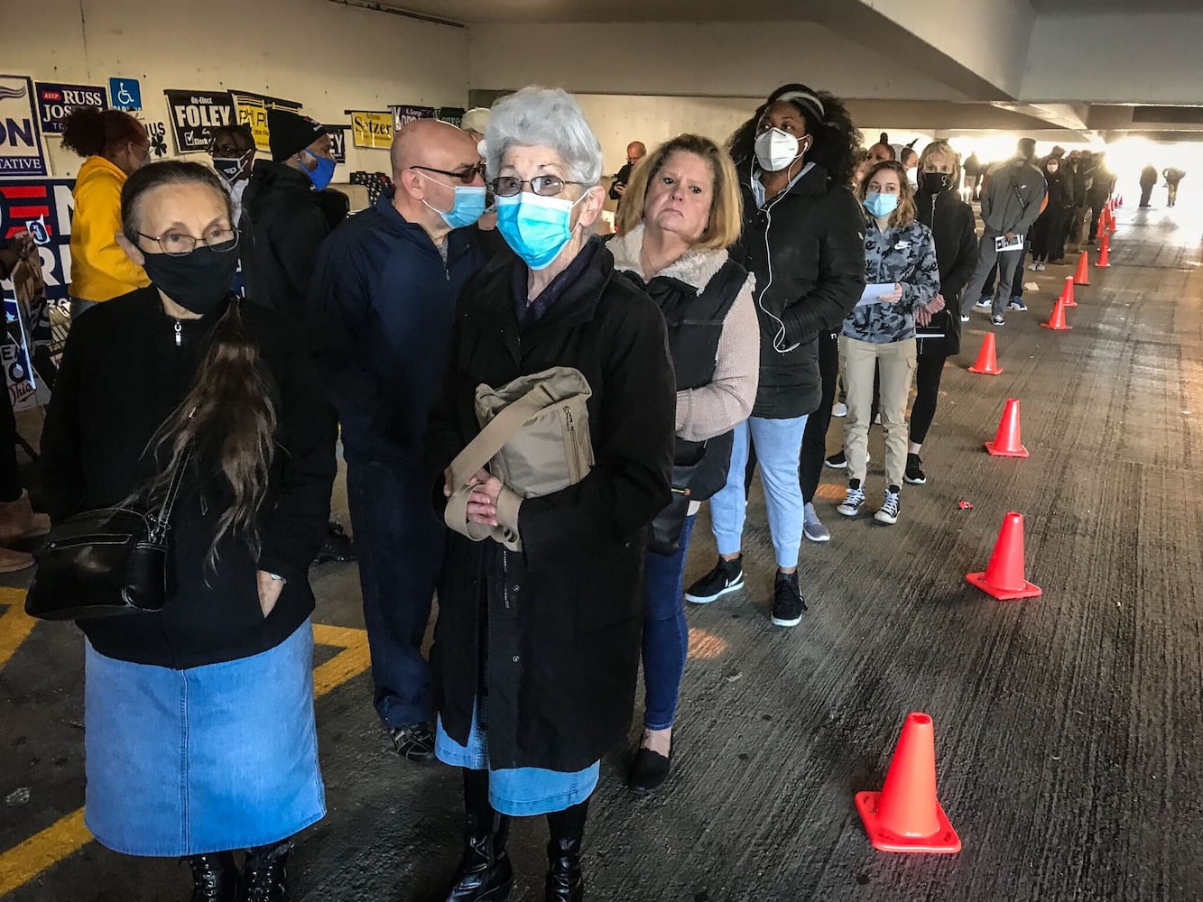 PHOTOS: Last day of early voting in Montgomery County