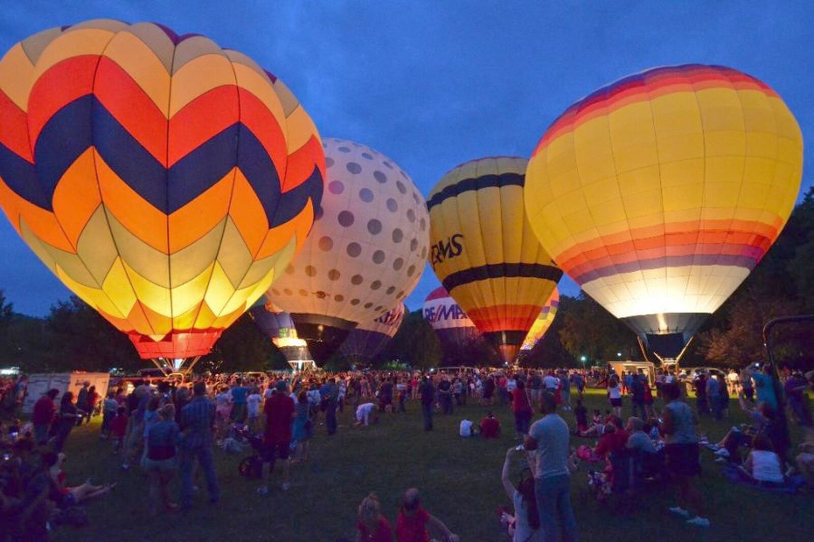 The LaRosa’s Balloon Glow at Coney Island will the sky with illuminated, hot-air balloons on on July 3-4. CONTRIBUTED PHOTO